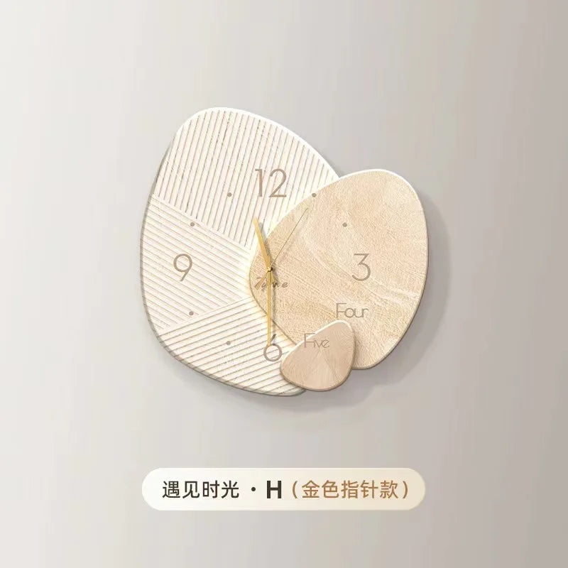 Elegant Nordic Style Wall Clock Unusual Quiet Large Gaming Room Wall Clock Decoration Aesthetic Reloj De Pared Decorations Home